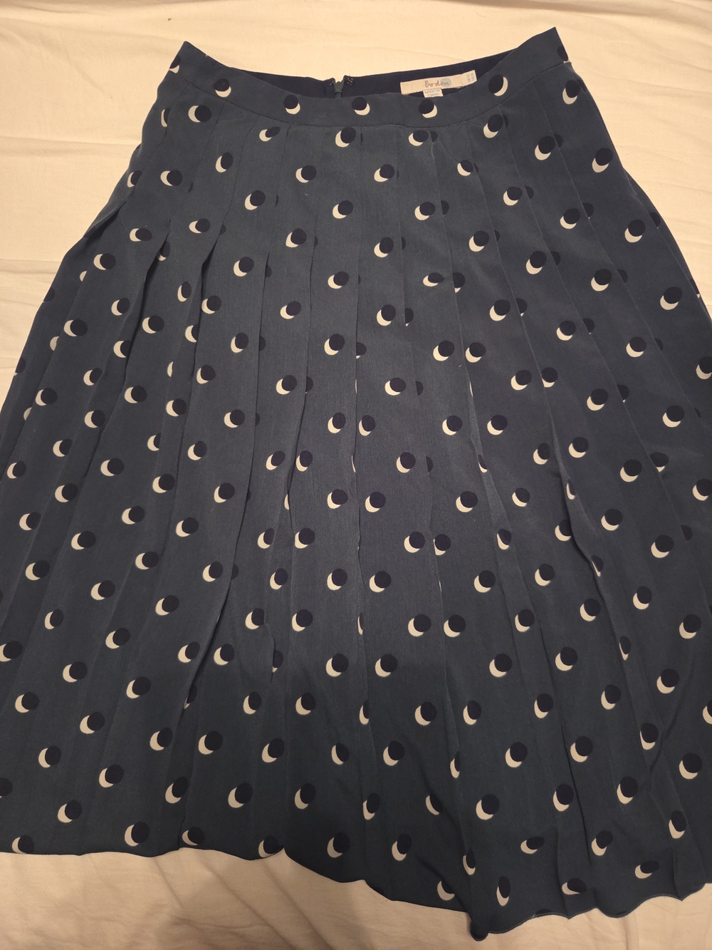 Boden A Line Polka Dot Skirt